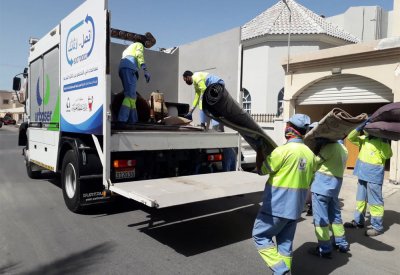 بلدية الجنوبية تزيل نحو 700 طن أثاث مستعمل ضمن مبادرة "أتصل لأثاثك"