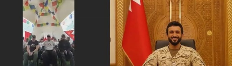 في رحلة الوصول إلى قمة جبال إفرست.. ناصر بن حمد يجري اتصالا مرئياً مع أفراد الحرس الملكي