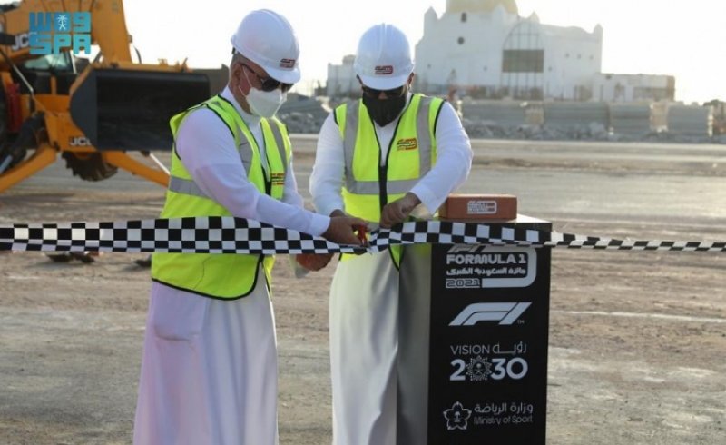 السعودية تضع حجر الأساس لحلبة الفورمولا 1