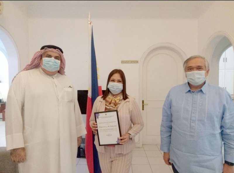 السفير الفلبيني يشيد بصاحب السمو الملكي ولي العهد ورئيس الوزراء بمكافحة كورونا