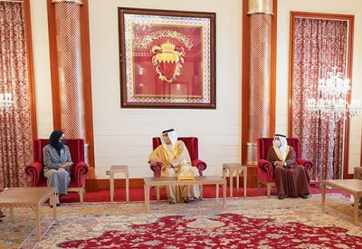 جلالة الملك المفدى يستقبل رئيسي مجلسي النواب والشورى بمناسبة شهر رمضان المبارك