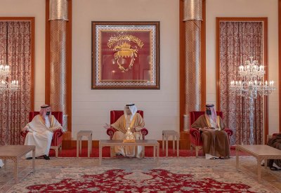 جلالة الملك المفدى يستقبل رؤساء السلطة القضائية للتهنئة بشهر رمضان الفضيل
