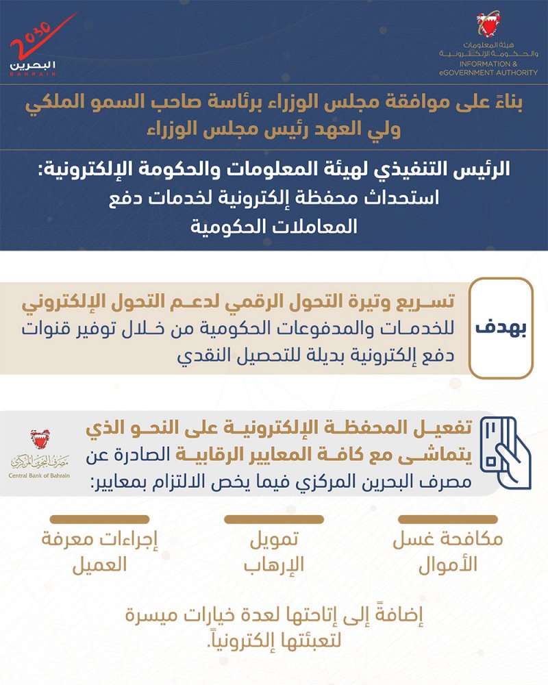 الرئيس التنفيذي لهيئة المعلومات: استحداث محفظة إلكترونية لخدمات دفع المعاملات الحكومية