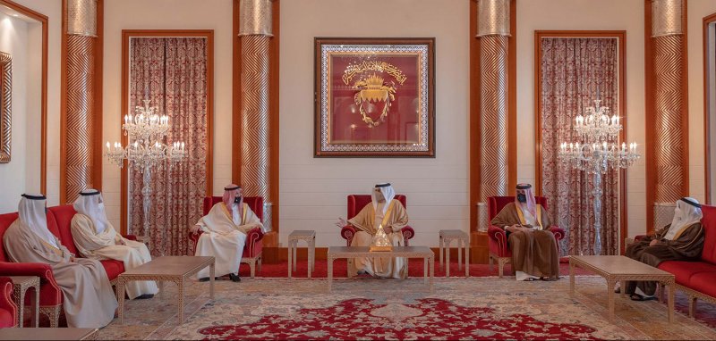 جلالة الملك المفدى يستقبل رؤساء السلطة القضائية للتهنئة بشهر رمضان الفضيل