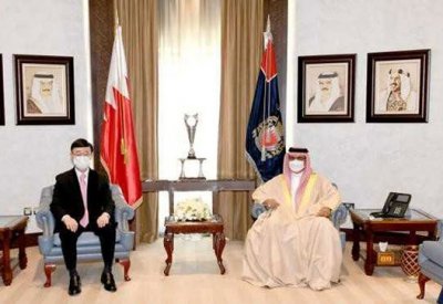 وزير الداخلية يستقبل السفير الياباني بمناسبة انتهاء فترة عمله