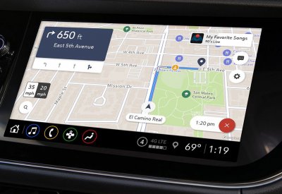 Maps Plus نظام الملاحة داخل السيارة من جنرال موتورز