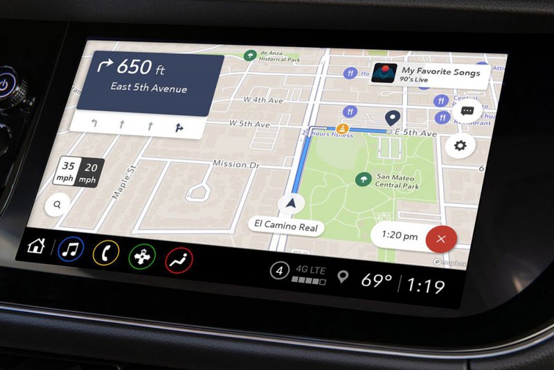 Maps Plus نظام الملاحة داخل السيارة من جنرال موتورز