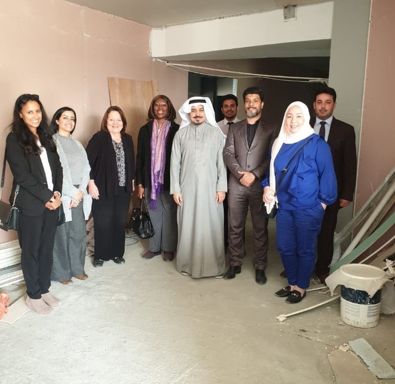 وفد القسم الطبي بالسفارة الأمريكية