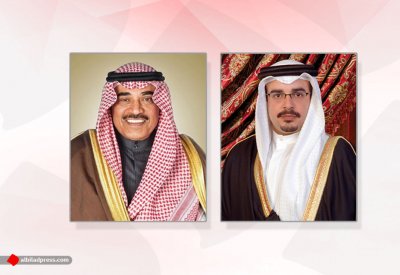 سمو ولي العهد رئيس مجلس الوزراء يتلقى برقية شكر جوابية من رئيس مجلس وزراء دولة الكويت