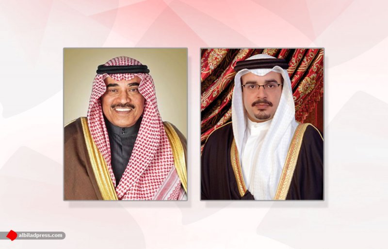 سمو ولي العهد رئيس مجلس الوزراء يتلقى برقية شكر جوابية من رئيس مجلس وزراء دولة الكويت
