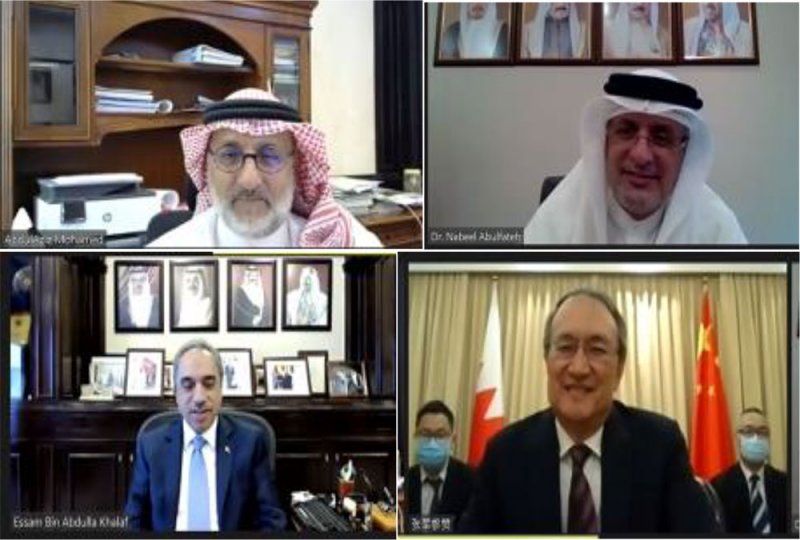 خلف يبحث التعاون المشترك في مجالات الزراعة والثروة السمكية مع السفير الصيني  