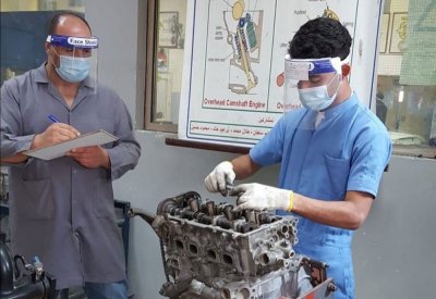 نجاح في توفير الجانب العملي للتعليم الفني عبر الحضور الجزئي وبالمحاكاة عن بعد