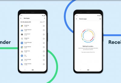 Nearby Share من قوقل لنقل الملفات
