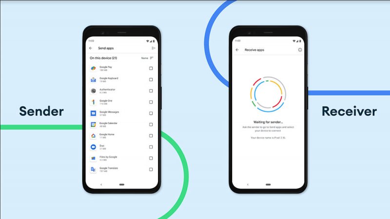Nearby Share من قوقل لنقل الملفات