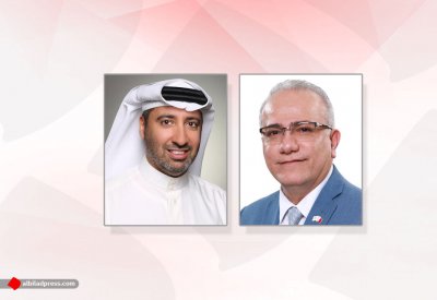 دعيج بن سلمان والبقالي يهنئان ناصر بن حمد بالثقة الملكية