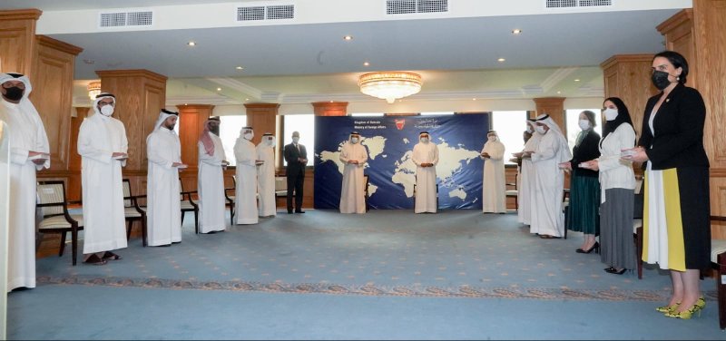 وزير الخارجية يستقبل رؤساء القطاعات ومدراء الإدارات بمناسبة تعيينهم بمناصبهم الجديدة