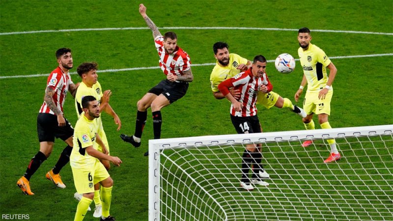 أتليتيكو مدريد يخسر أمام بيلباو في انتكاسة لآماله في اللقب