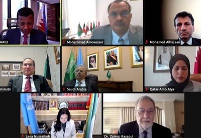 سفراء دول مجلس التعاون بالأمم المتحدة يجتمعون مع المرشح الافغاني للدورة العامة للأمم المتحدة