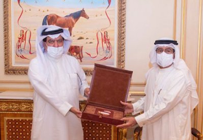 سمو نائب رئيس مجلس الوزراء يستقبل الكاتب الصحافي جمال الياقوت