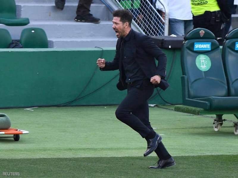 ركلة جزاء تنقذ حظوظ أتلتيكو مدريد بالصراع على اللقب الإسباني