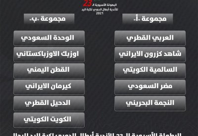 يد النجمة في المجموعة الأولى آسيويًا