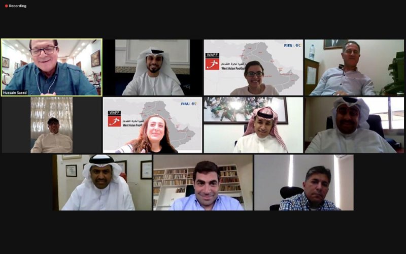 البوعينين يشارك في اجتماع لجنة المسابقات باتحاد غرب آسيا لكرة القدم