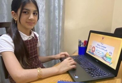 60 طالب ابتدائي ينتجون قصصاً رقمية باللغة الإنجليزية