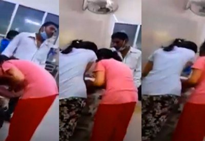 شاهد هندية تنفخ الأكسجين في فم أمها المصابة بكورونا