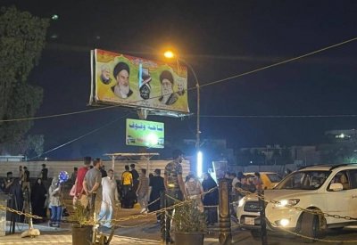 أزمة في حي الأعظمية ببغداد والسبب صورة خامنئي وخميني