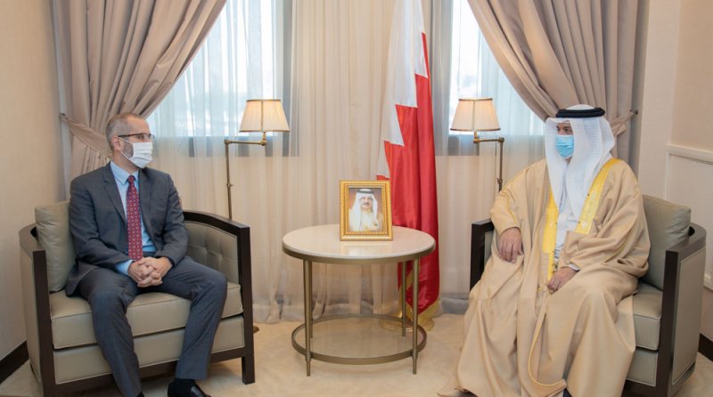 مساعد وزير الخارجية يستقبل المنسق المقيم بالإنابة لأنشطة الأمم المتحدة لدى مملكة البحرين