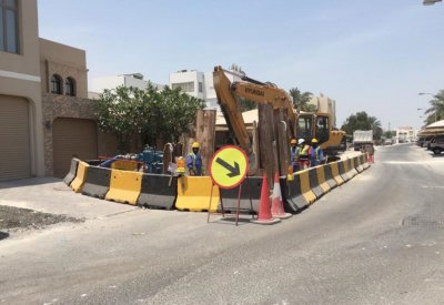"شؤون الأشغال": بدء العمل على تطوير 245 عراد – المرحلة الاولى