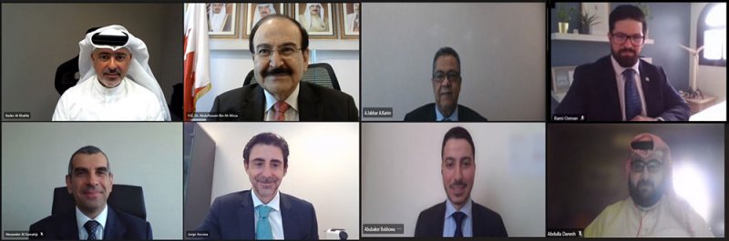 ميرزا يبحث مع بتلكو إمكانات الاستفادة من حلول وتقنيات الطاقة المتجددة