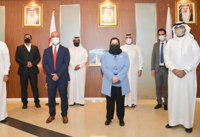 وزارة الصناعة توقع مع شركة حديد البحرين اتفاقية تأجير مساحة إضافية بمدينة سلمان الصناعية
