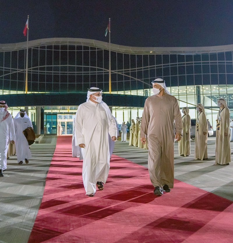 سمو ولي العهد رئيس مجلس الوزراء يغادر دولة الإمارات العربية المتحدة الشقيقة