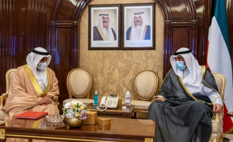 سمو ولي العهد رئيس مجلس الوزراء يبعث رسالة خطية إلى رئيس مجلس الوزراء بدولة الكويت الشقيقة