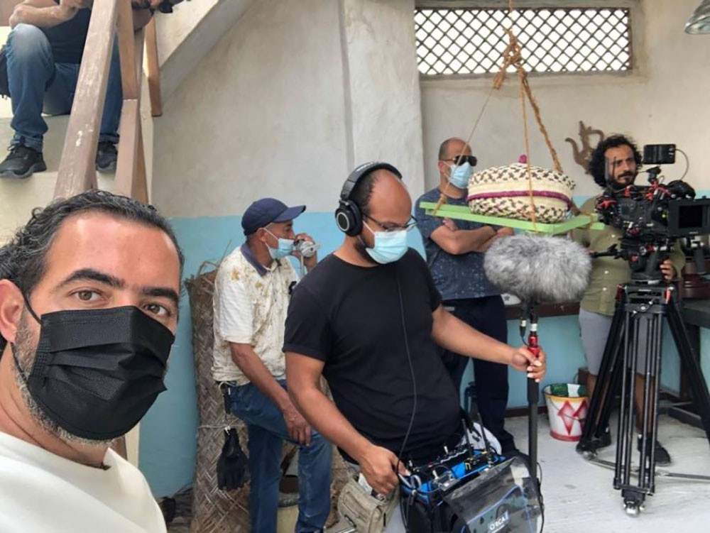 أثناء تصوير العمل