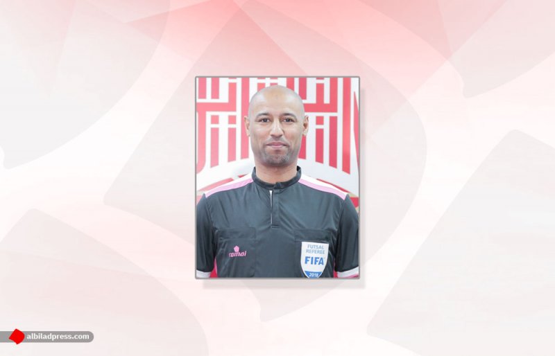 أسامة إدريس يشارك في إدارة كأس العرب لكرة الصالات 2021