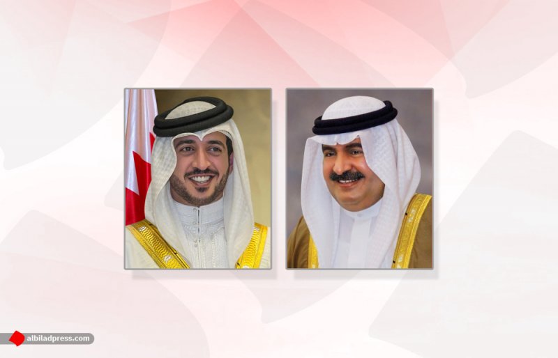 سمو الشيخ علي بن خليفة يهنئ سمو الشيخ خالد بن حمد بتعيينه رئيسًا للهيئة العامة للرياضة
