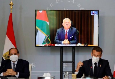 مصر والأردن وفرنسا: لا بد من إيجاد حل عادل للقضية الفلسطينية
