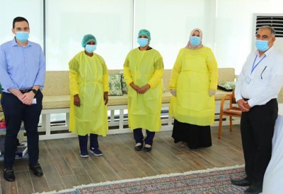 تطعيم كافة منتسبي مركز المحرق للرعاية الاجتماعية ودار بنك البحرين الوطني للمسنين