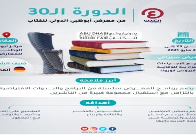 انطلاق فعاليات معرض أبو ظبي الدولي للكتاب اليوم