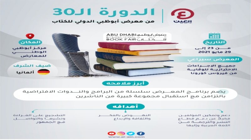 انطلاق فعاليات معرض أبو ظبي الدولي للكتاب اليوم