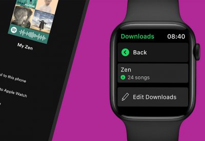 Spotify يدعم الآن تحميل الأغاني على Apple Watch