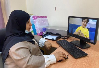 ابتدائية عالي للبنين تنفذ مشروعًا افتراضيًا لدعم الطلبة ذوي الاحتياجات الخاصة