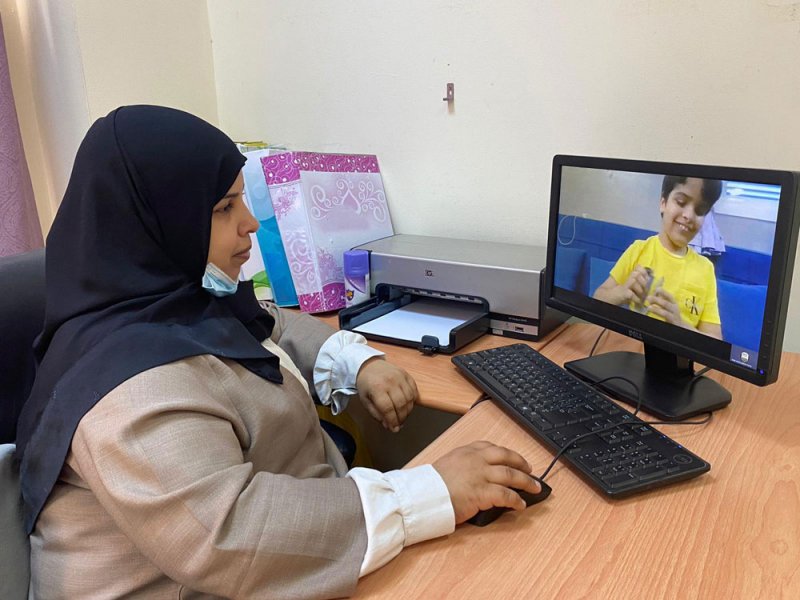ابتدائية عالي للبنين تنفذ مشروعًا افتراضيًا لدعم الطلبة ذوي الاحتياجات الخاصة