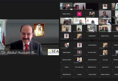 الدكتور ميرزا ضيفاً كمتحدث رئيسي في اللقاء الأسبوعي الافتراضي لمجلس أمانة العاصمة
