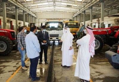 أبوالفتح يتفقد آليات وكالة "الزراعة" ويؤكد استمرار جهود النهوض بالقطاع