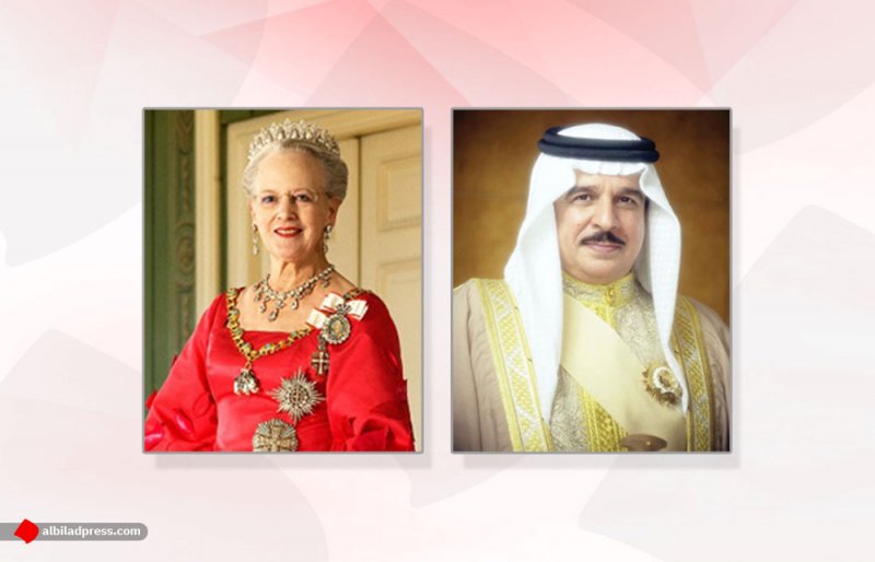 جلالة الملك المفدى يهنئ ملكة الدنمارك بذكرى العيد الوطني