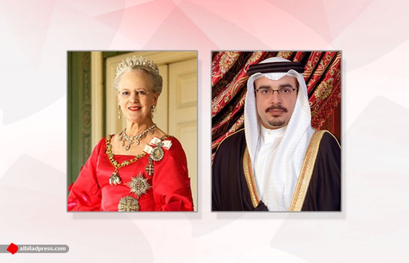 سمو ولي العهد رئيس مجلس الوزراء يهنئ ملكة الدنمارك بذكرى العيد الوطني