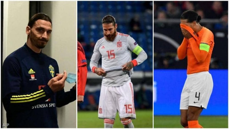 10 نجوم "سوبرستار" لن نراهم في بطولة أمم أوروبا
